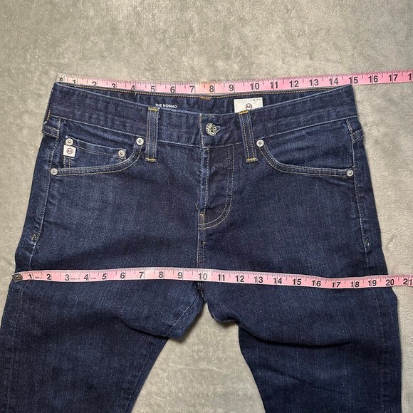 AG Adriano Goldschmied Selvage Jeans 30x24‎ The Nomad Straight Button Fly Denim - Picture 9 of 16